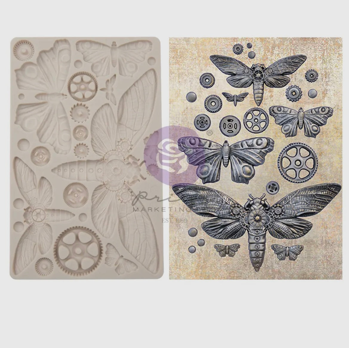 Prima Marketing Finnabair formar – Mecka Moth.