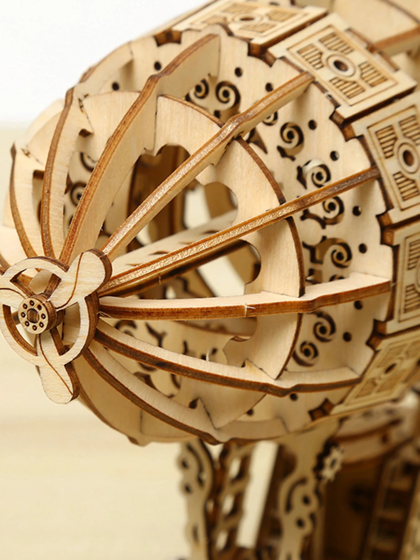 Träpussel Luftskepp 3D